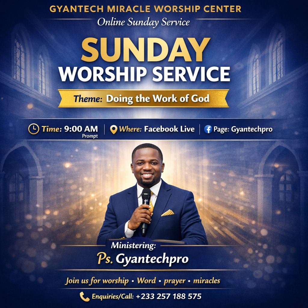 Sunday Service flyer